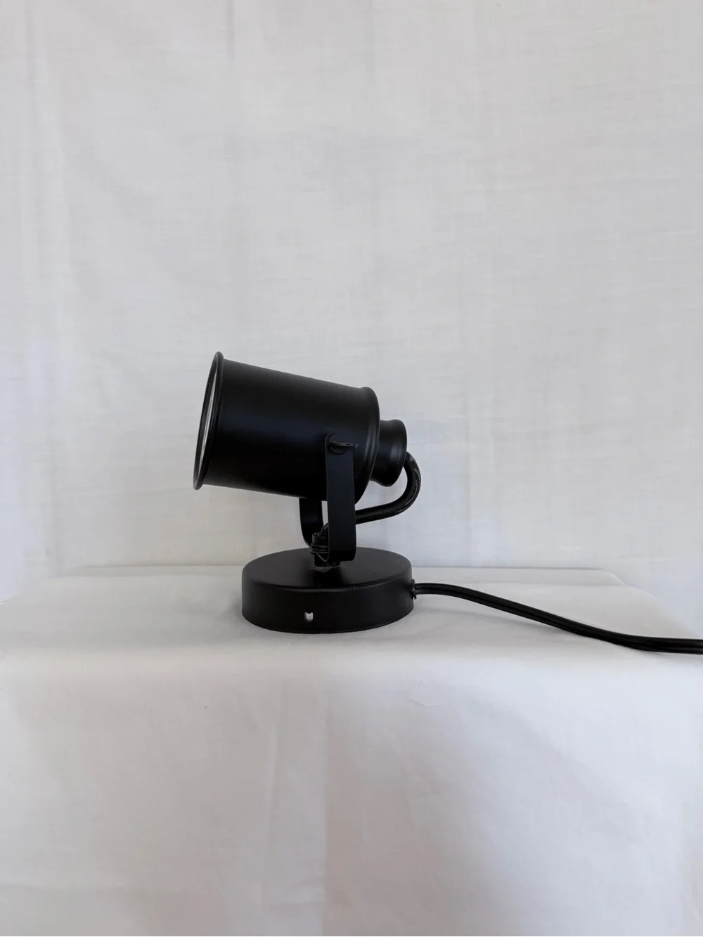 Modern Black Accent Spot Lamp